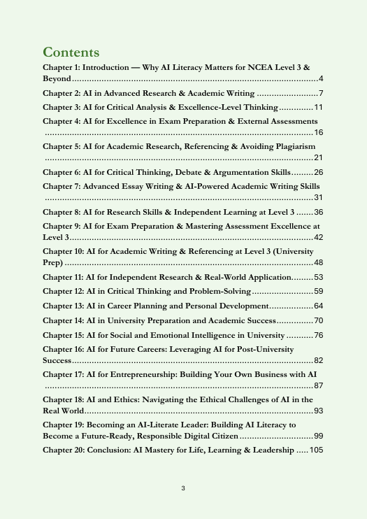 Mastering AI: Your NCEA Level 3 Guidebook for Success